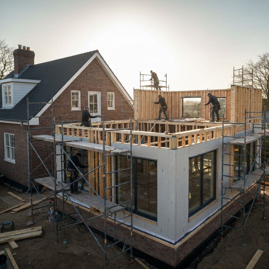 Home addition construction