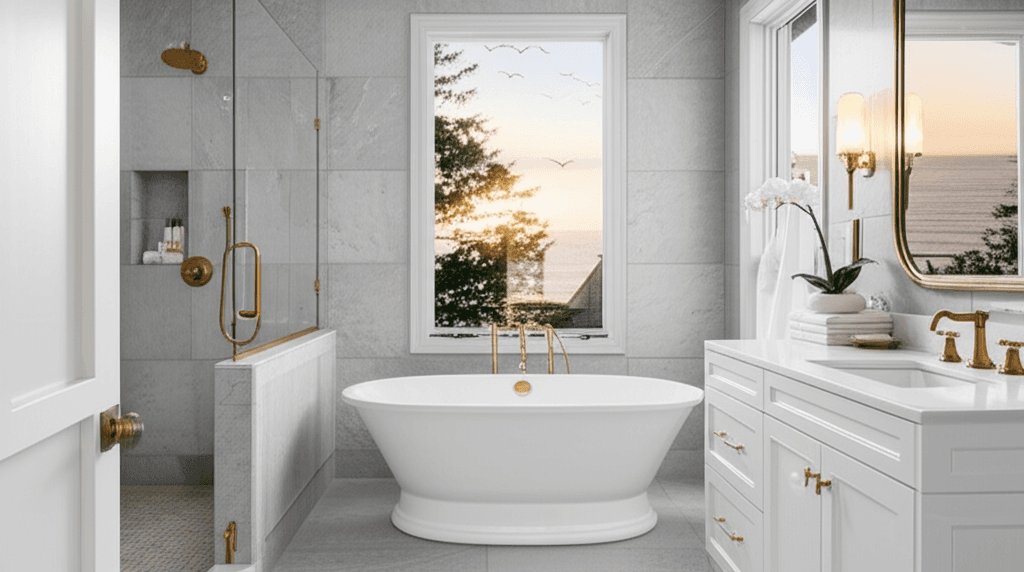 Luxury bathroom remodel